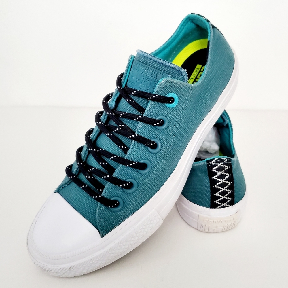 Converse Teal Blue Low Top Sneakers